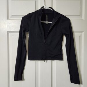 Garage Black Zip Front Active Jacket